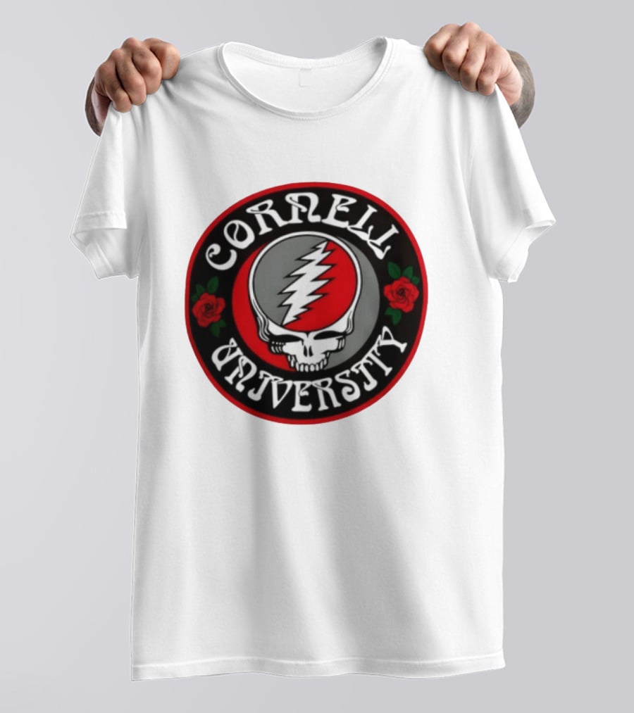 Cornell University Grateful Dead Steal Your Face Roses 2026 T-Shirt