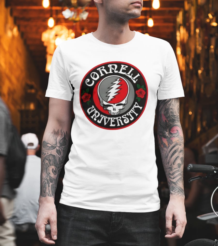 Cornell University Grateful Dead Steal Your Face Roses 2026 T-Shirt