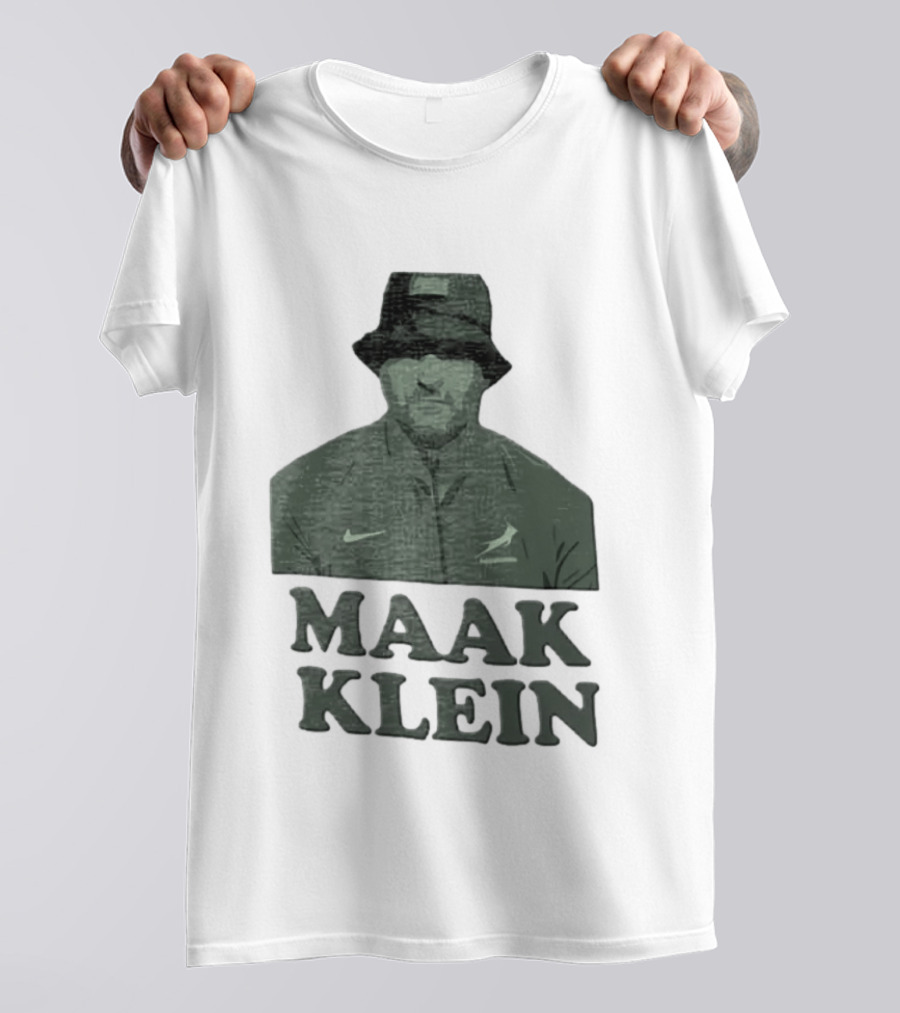 Rassie Erasmus South Africa Rugby Maak Klein Nike Jacket T-Shirt