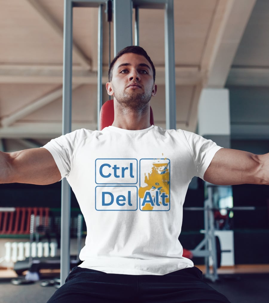 Los Angeles Football Ctrl Del Alt Gaming Keyboard Sports T-Shirt