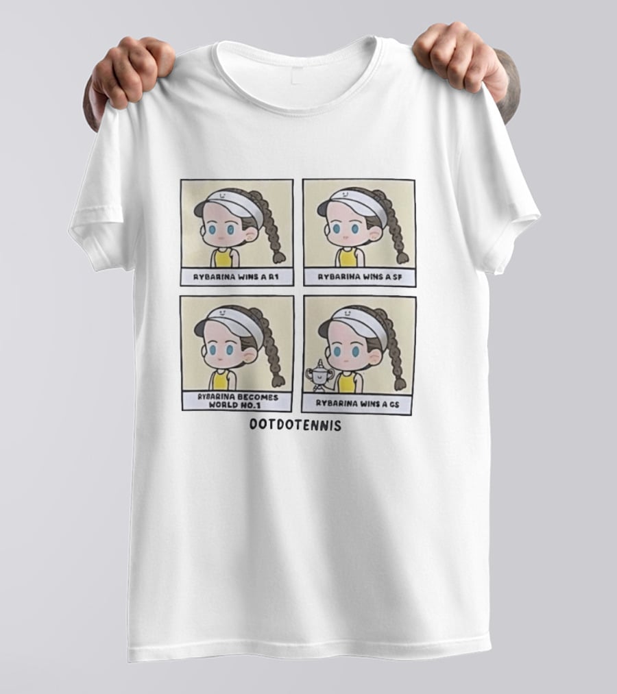 Rybarina Wins A R1 SF GS And Becomes World No 1 Ootdotennis T-Shirt