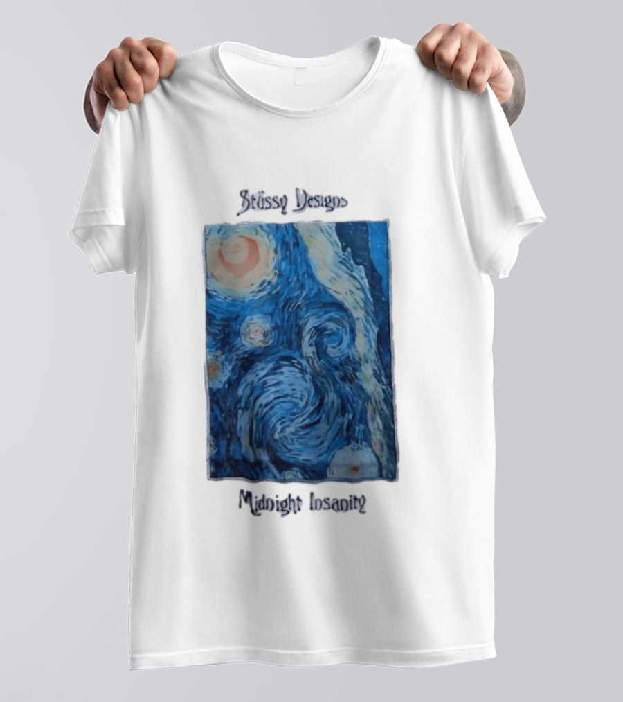 Stüssy Midnight Insanity The Starry Night T-Shirt