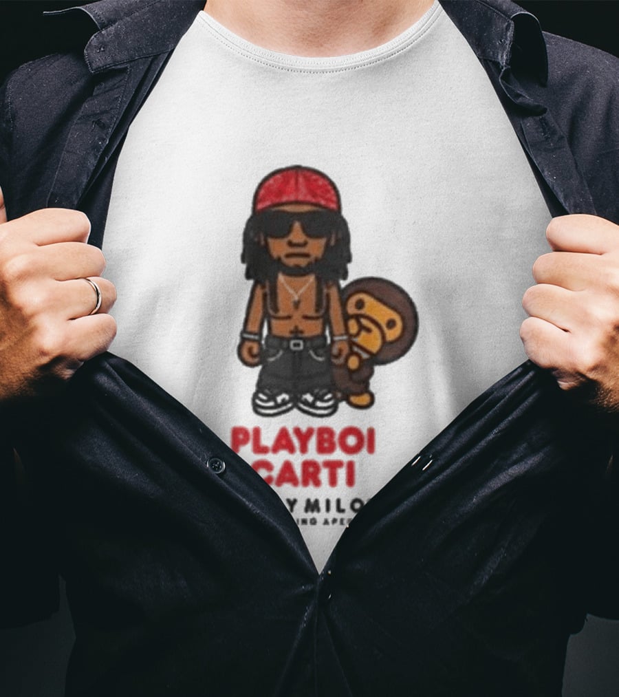 Playboi Carti Baby Milo A Bathing Ape Collaboration T-Shirt