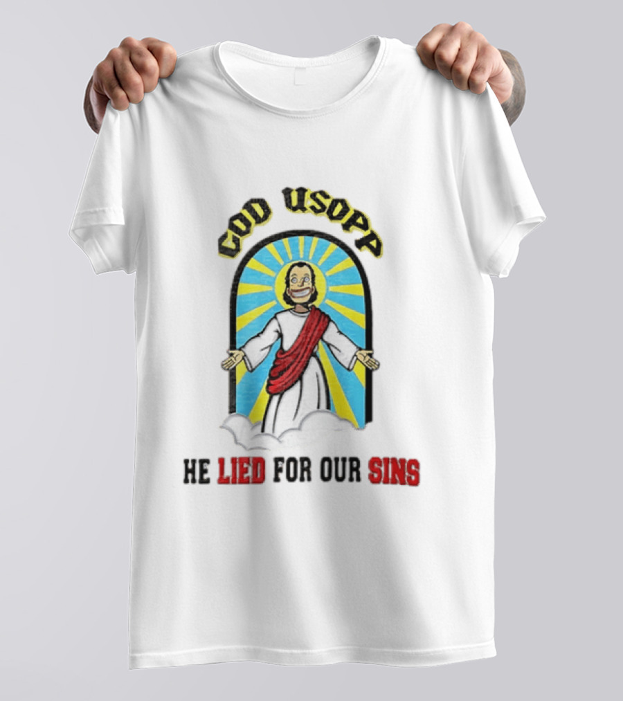 God Usopp He Lied For Our Sins One Piece Anime T-Shirt