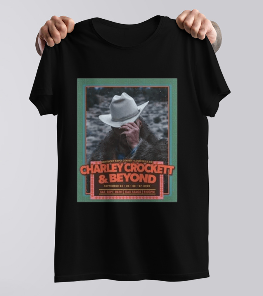 Charley Crockett & Beyond Kentucky Expo Center Louisville KY September 24 27 2026 Oak Stage Event T-Shirt