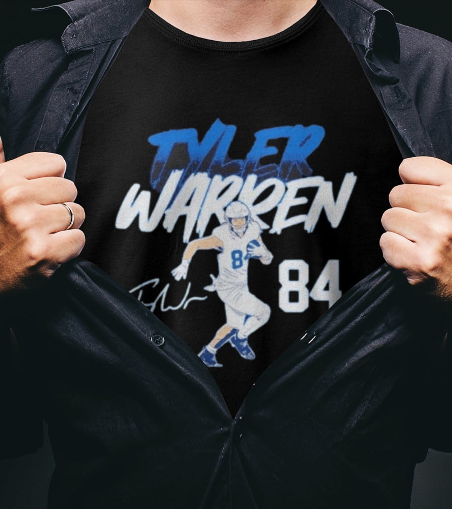 Tyler Warren 84 Indianapolis Colts Pose T-Shirt