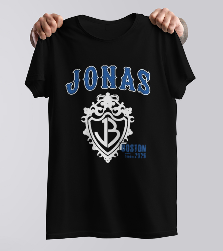 Jonas Brothers The Burning Up Tour All Over Again Boston MA Sep 25 2026 T-Shirt