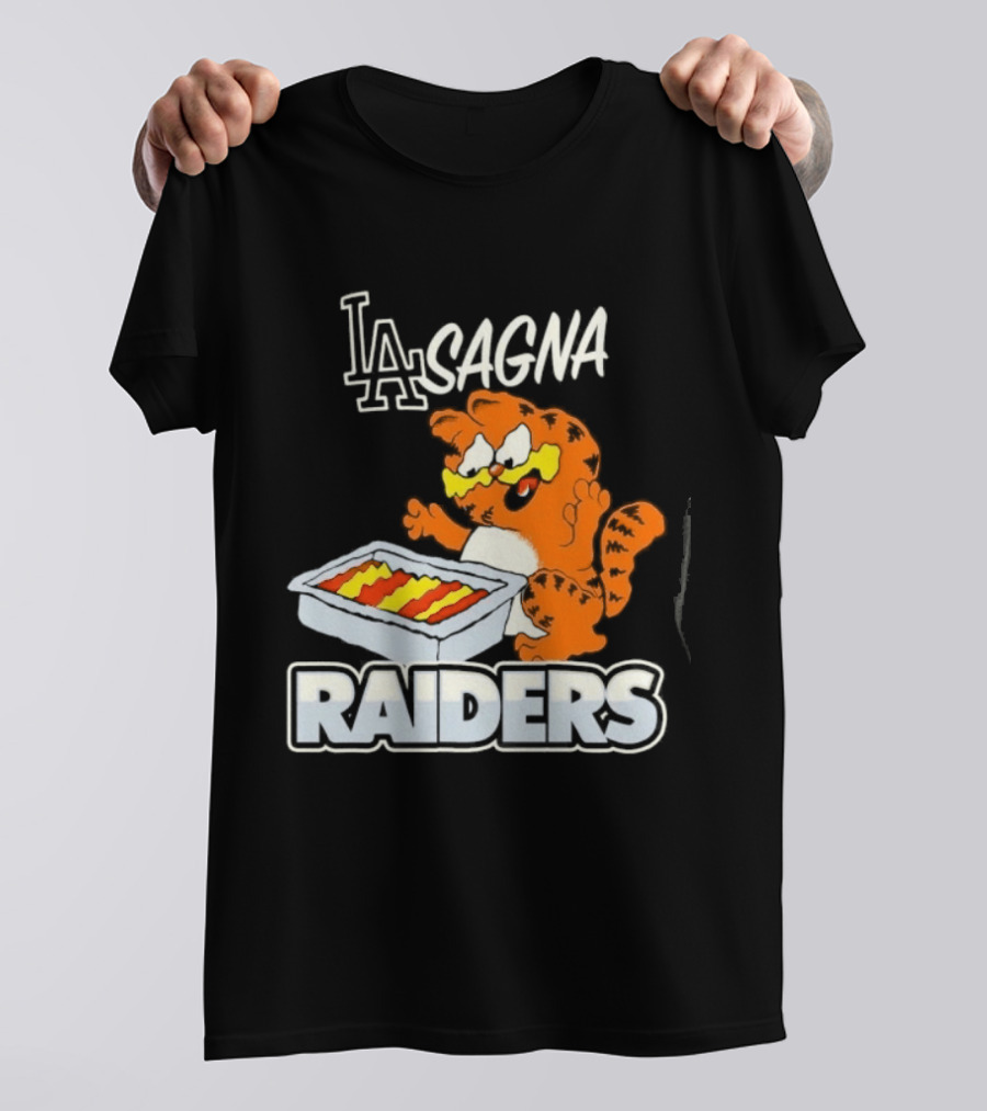 LA Lasagna Cat Raiders T-Shirt