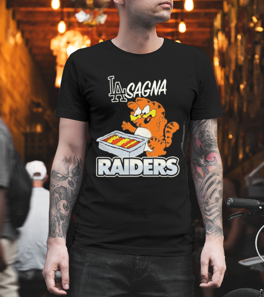 LA Lasagna Cat Raiders T-Shirt