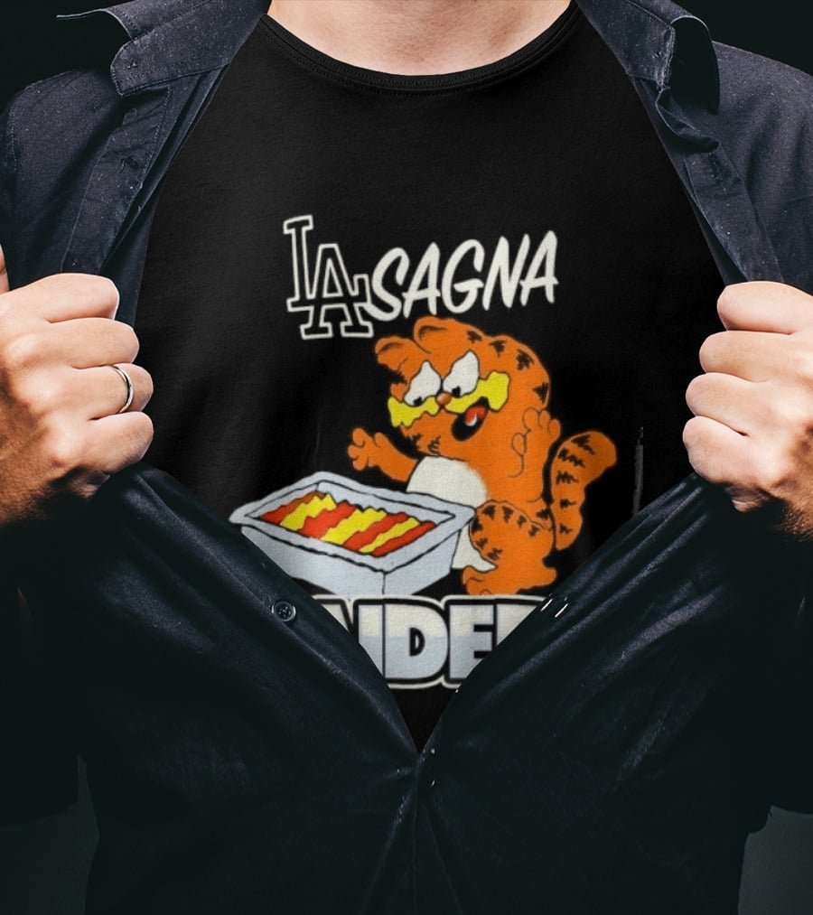 LA Lasagna Cat Raiders T-Shirt