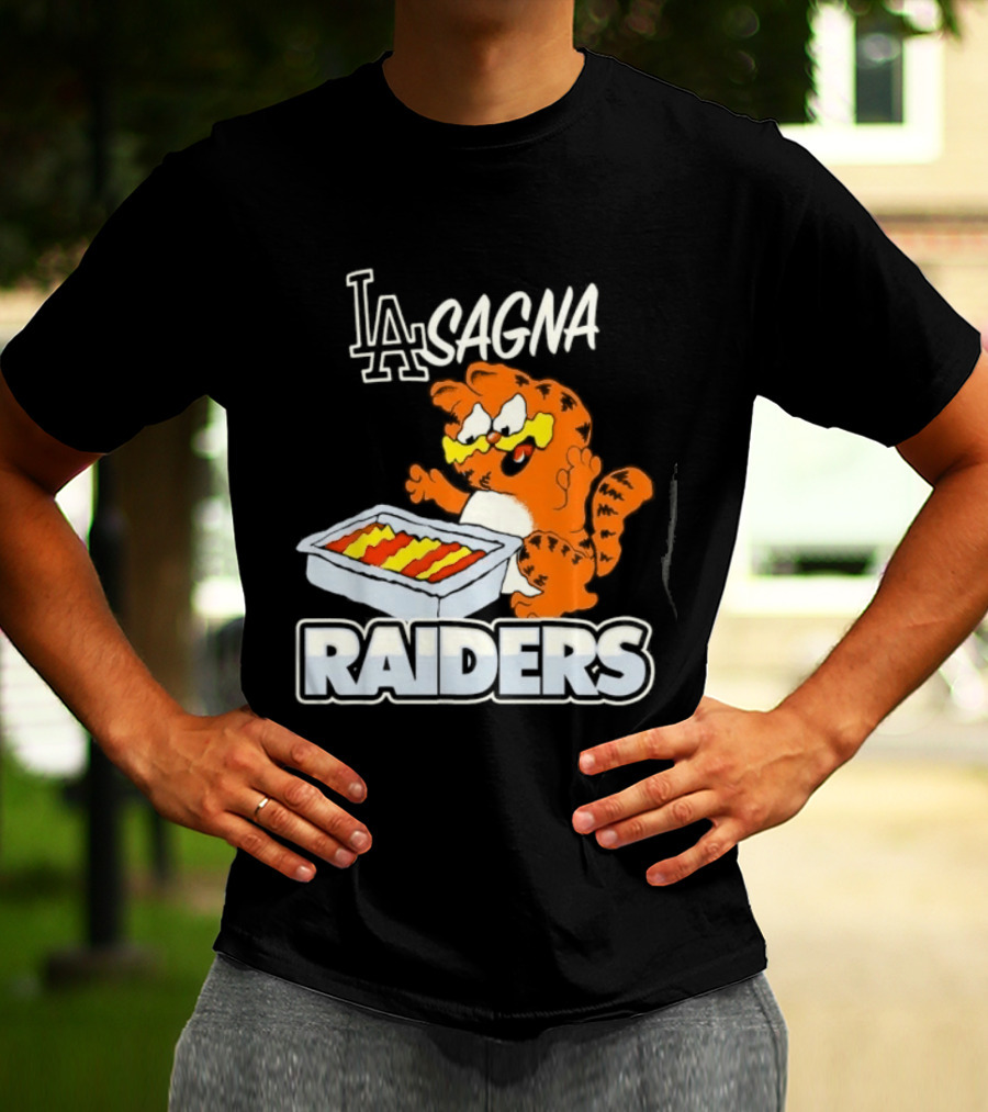 LA Lasagna Cat Raiders T-Shirt