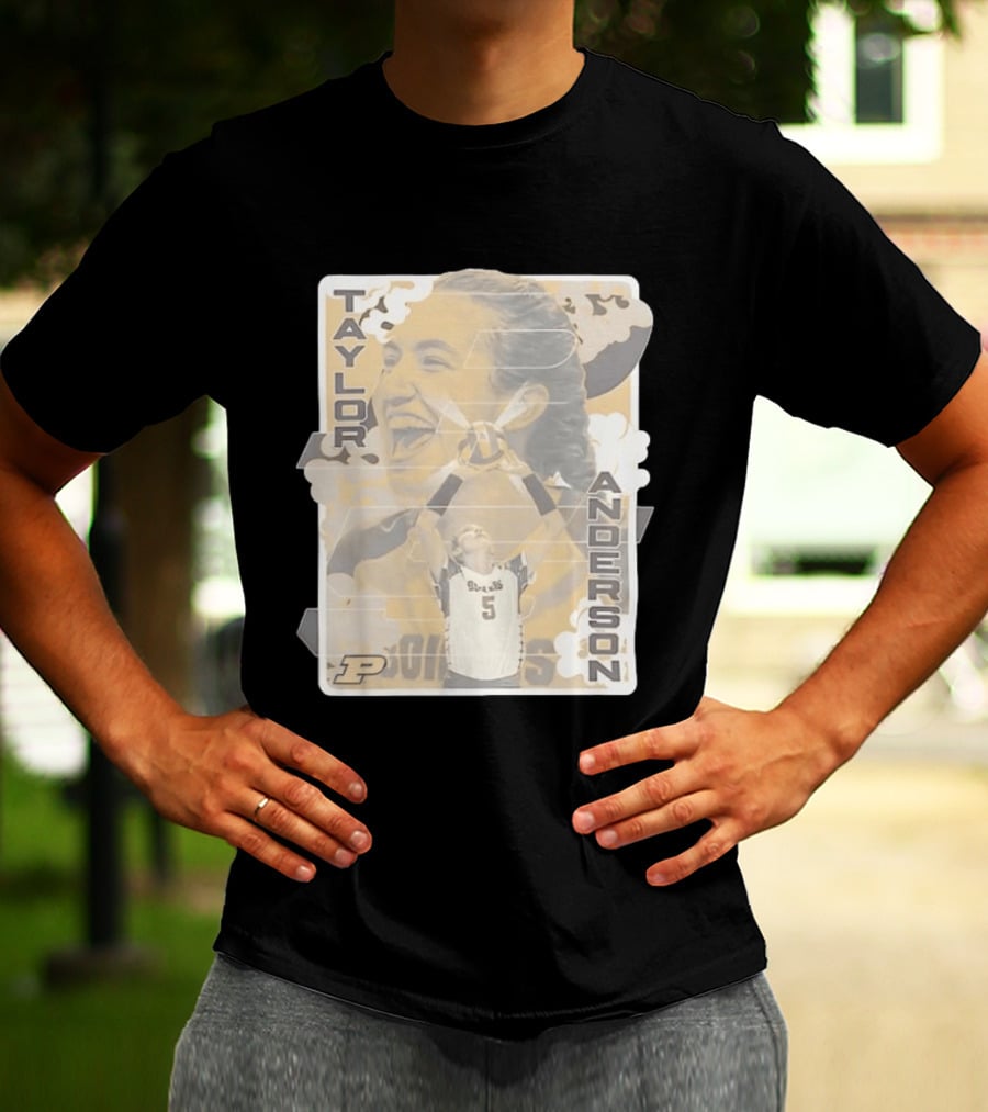Taylor Anderson Purdue Boilers Volleyball Number 5 Player T-Shirt
