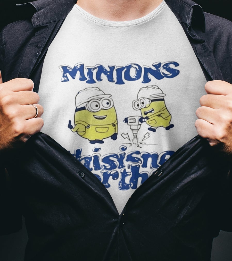 Minions Thisisneverthat 2024 Drilling Fun Collaboration T-Shirt