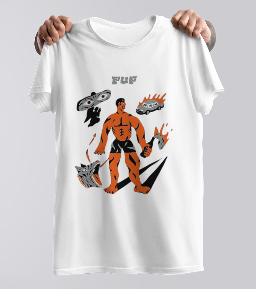Pup Band Punk Rock Alternative Music Fire Eyed Van And Warrior Scene T-Shirt
