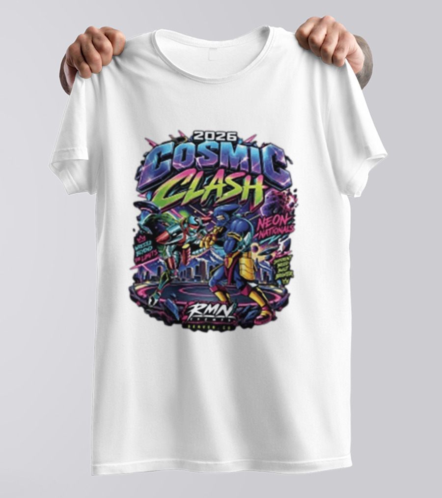 2026 Cosmic Clash Neon Nationals RMN Events T-Shirt