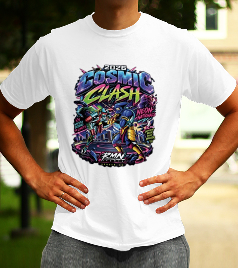 2026 Cosmic Clash Neon Nationals RMN Events T-Shirt
