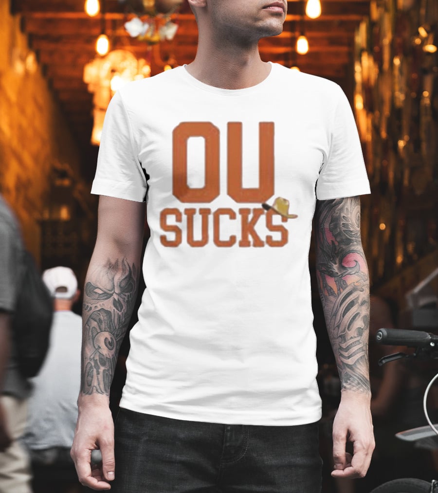 OU Sucks Texas Longhorn Rivalry T-Shirt