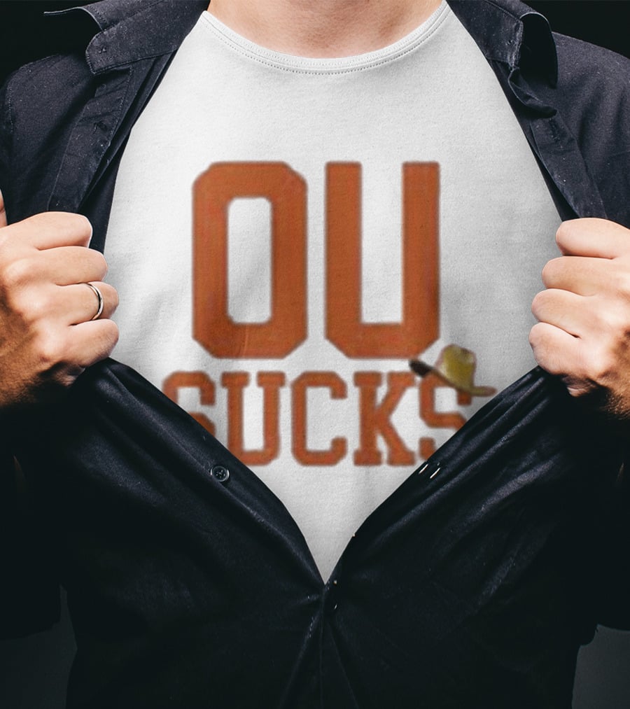 OU Sucks Texas Longhorn Rivalry T-Shirt