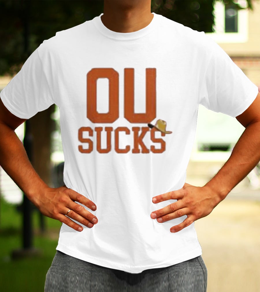 OU Sucks Texas Longhorn Rivalry T-Shirt