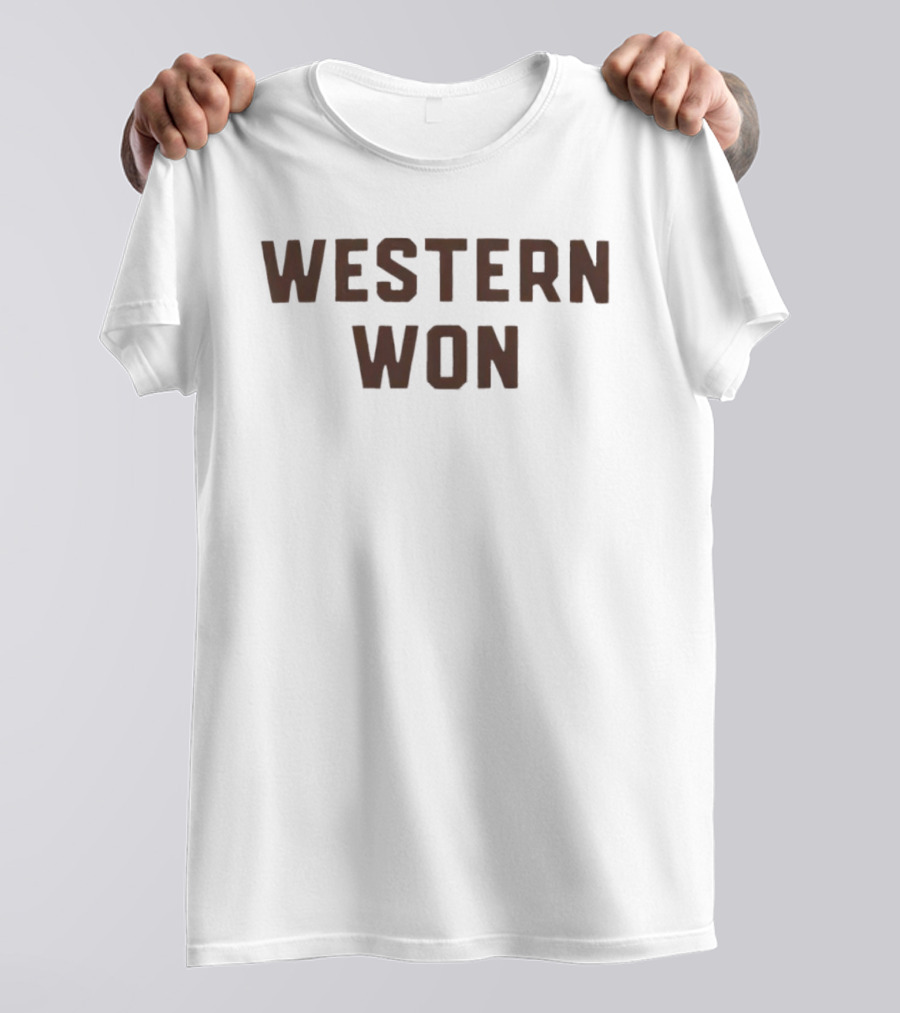 Western Won Bold Lettering T-Shirt