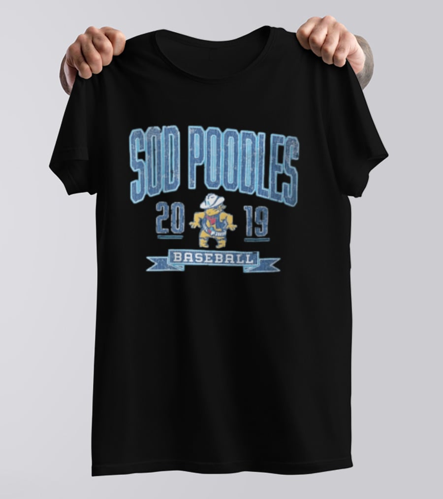 Sod Poodles 2019 Baseball Cowboy Hat Vest T-Shirt