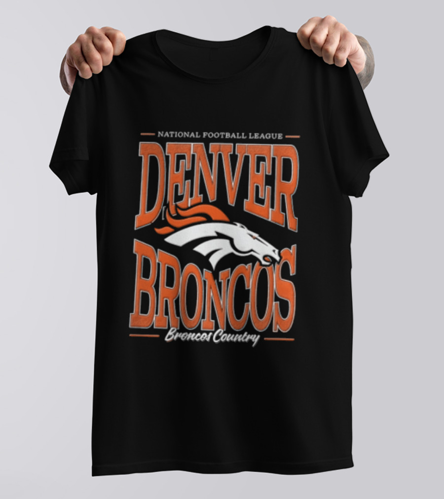 National Football League Denver Broncos Country Horse Head T-Shirt
