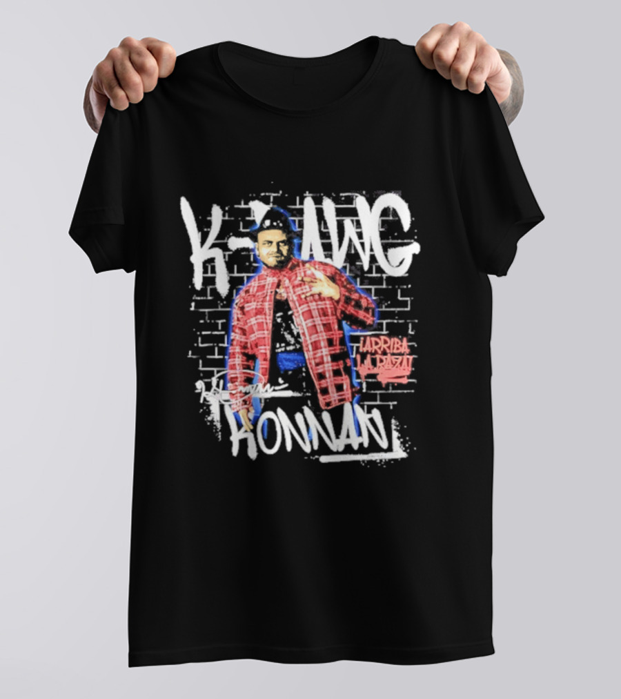 K Dawg Konnan Arriba La Raza Plaid T-Shirt