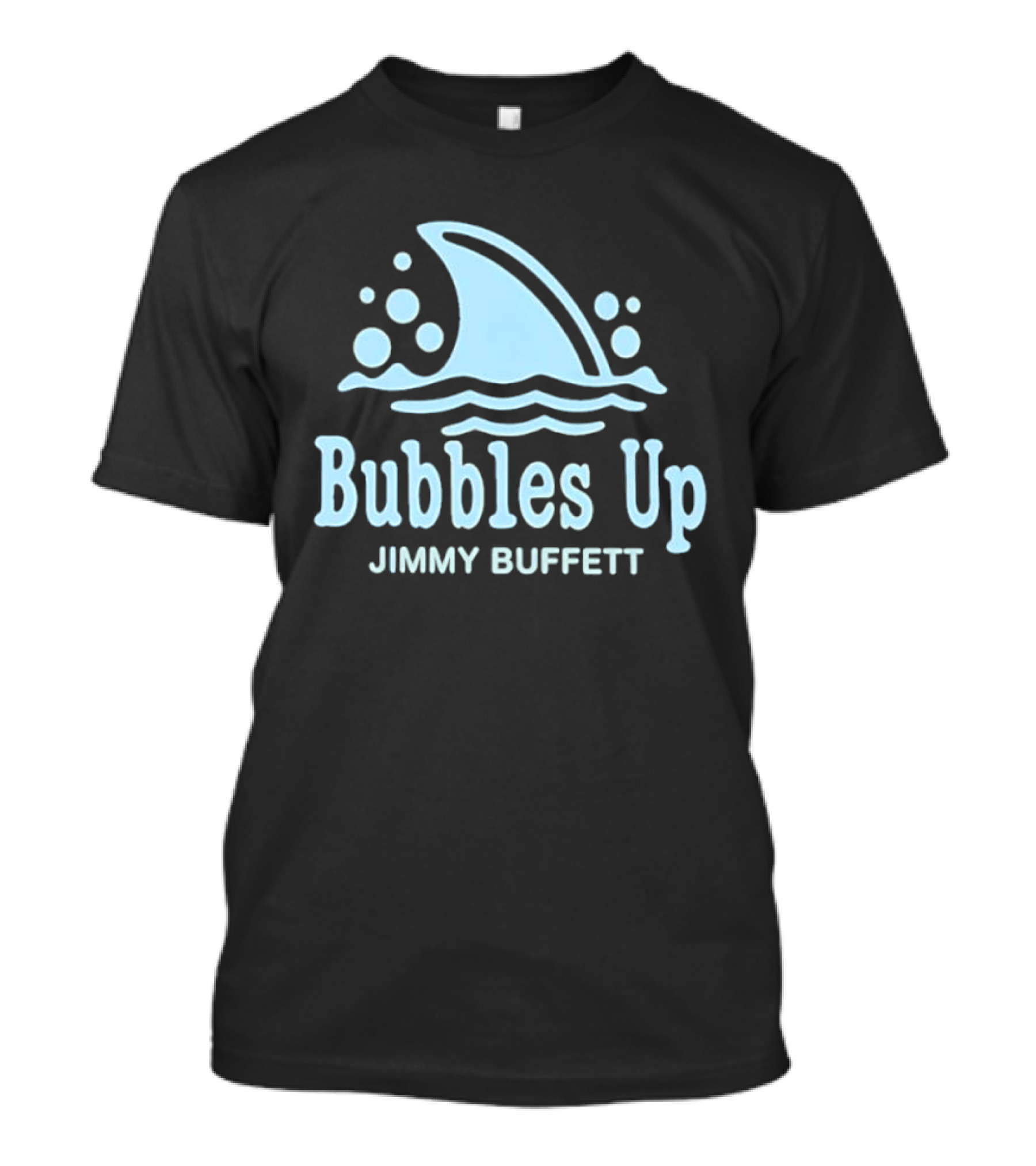 Bubbles Up Jimmy Buffett Parrothead Shark Wave Bubbles T-Shirt