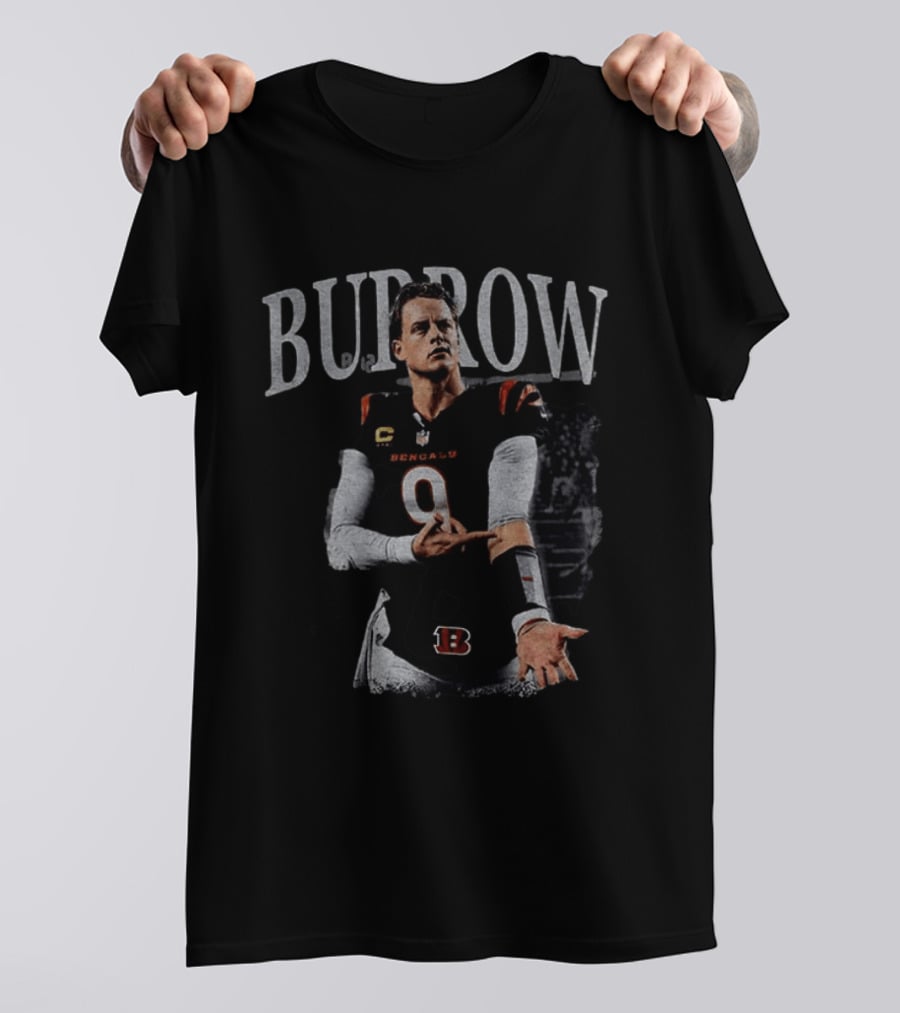 Joe Burrow Bengals Game Day Quarterback Action T-Shirt