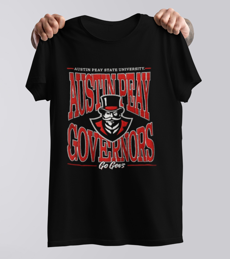 Austin Peay Governors Top Hat Monocle Go Govs NCAA Austin Peay State University T-Shirt
