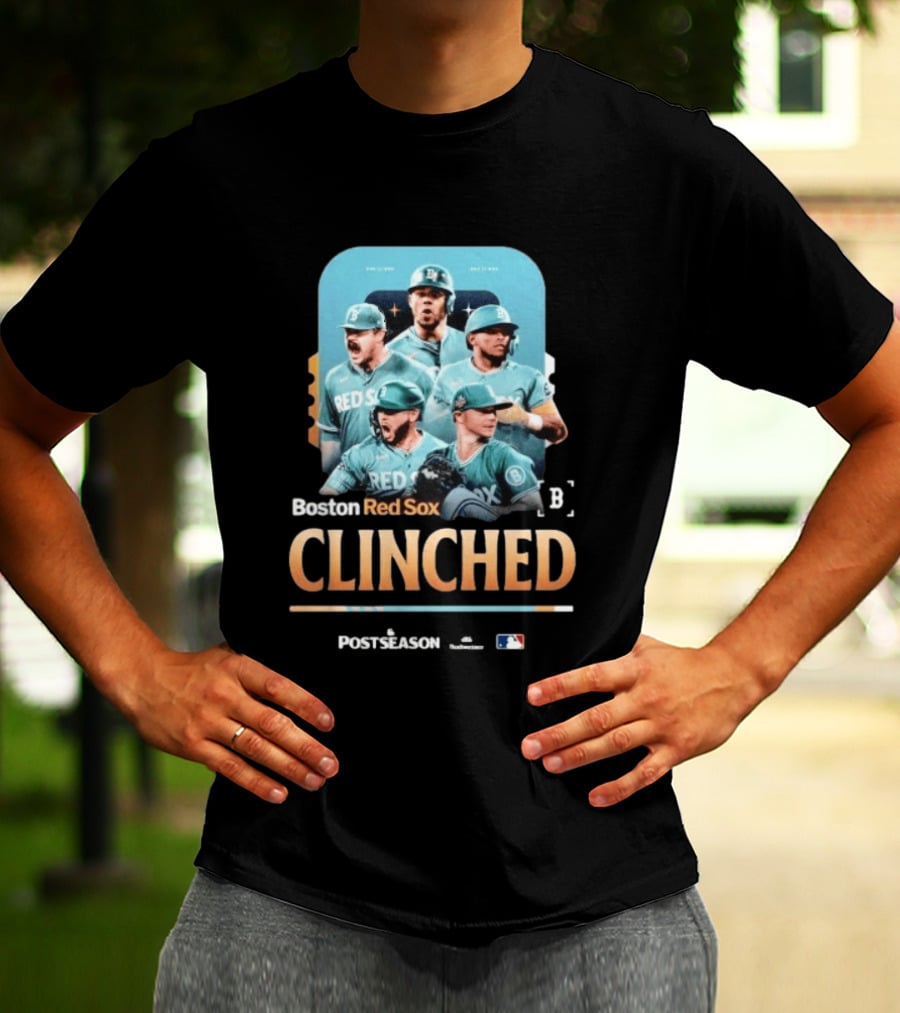 Boston Red Sox Clinched Postseason 2026 MLB T-Shirt