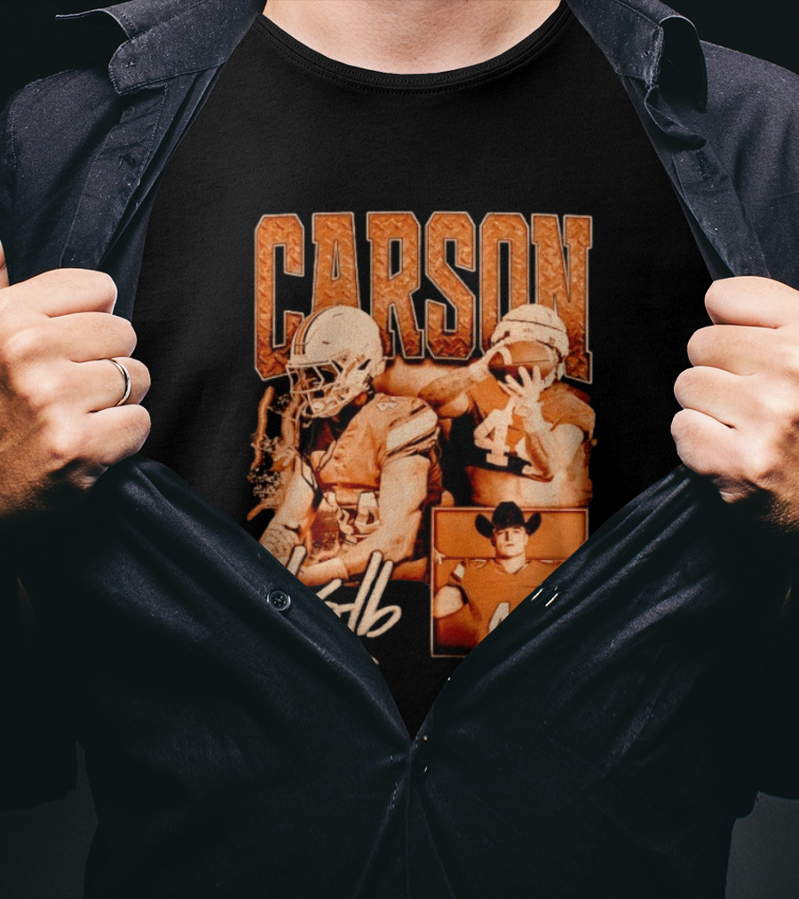 Carson Kolb 44 Football Player Collage T-Shirt