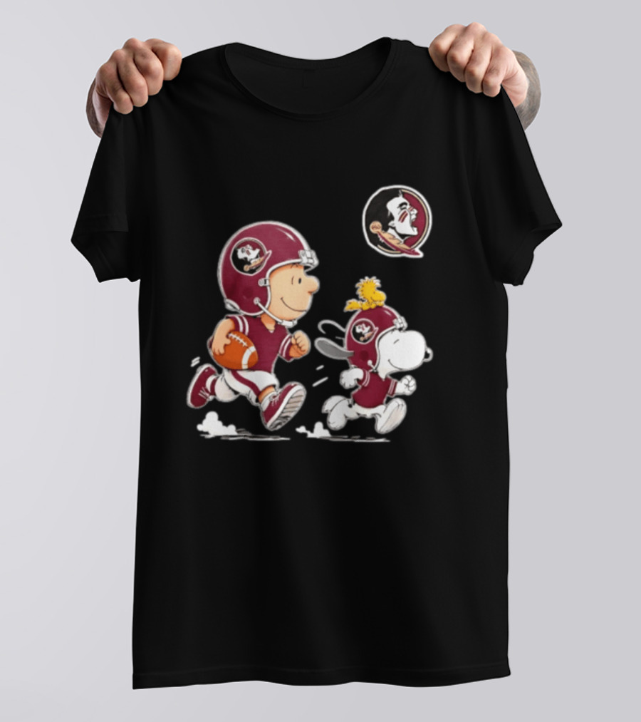 Charlie Brown Snoopy Woodstock Florida State Seminoles Football 2026 T-Shirt