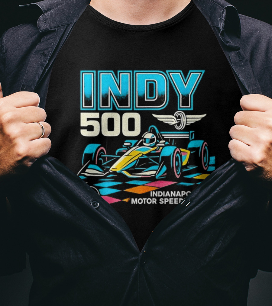 Indy 500 Indianapolis Motor Speedway Race Car IMS T-Shirt