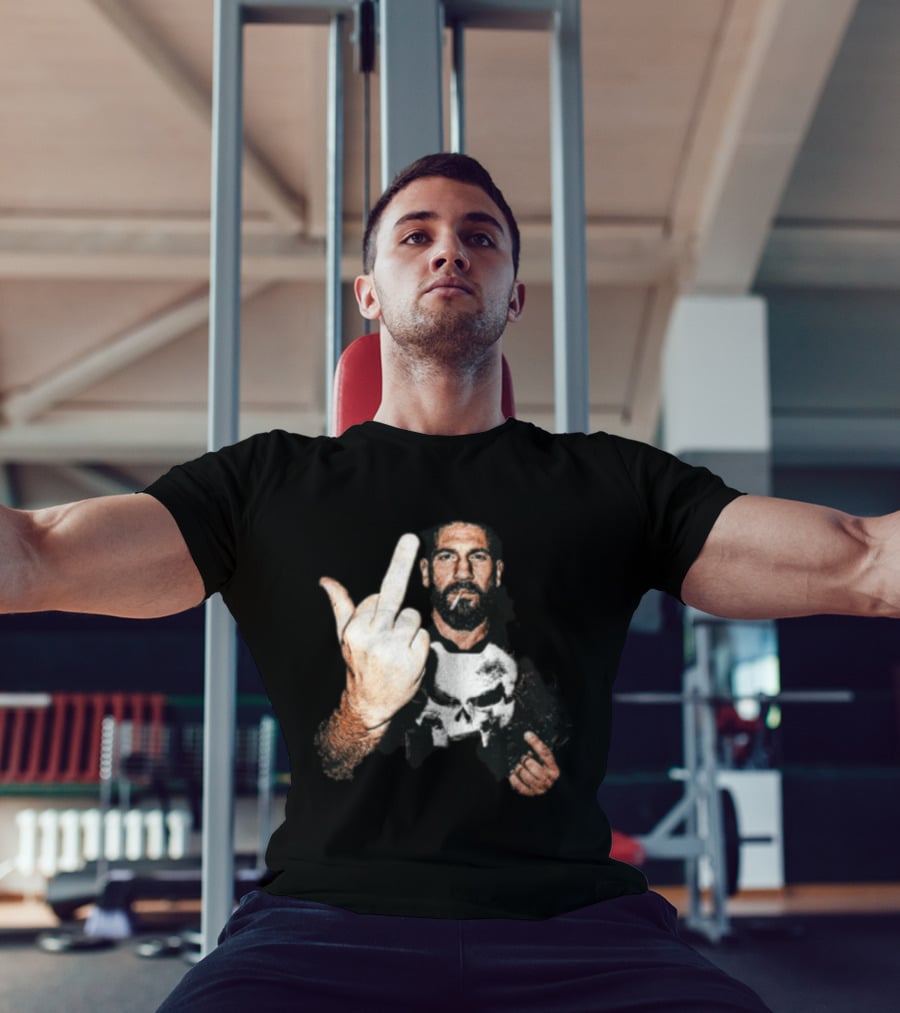 Jon Bernthal Punisher Middle Finger Iconic Gesture T-Shirt