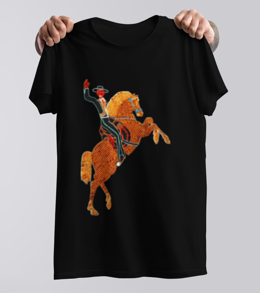Las Vegas Cowboy Neon Sign T-Shirt