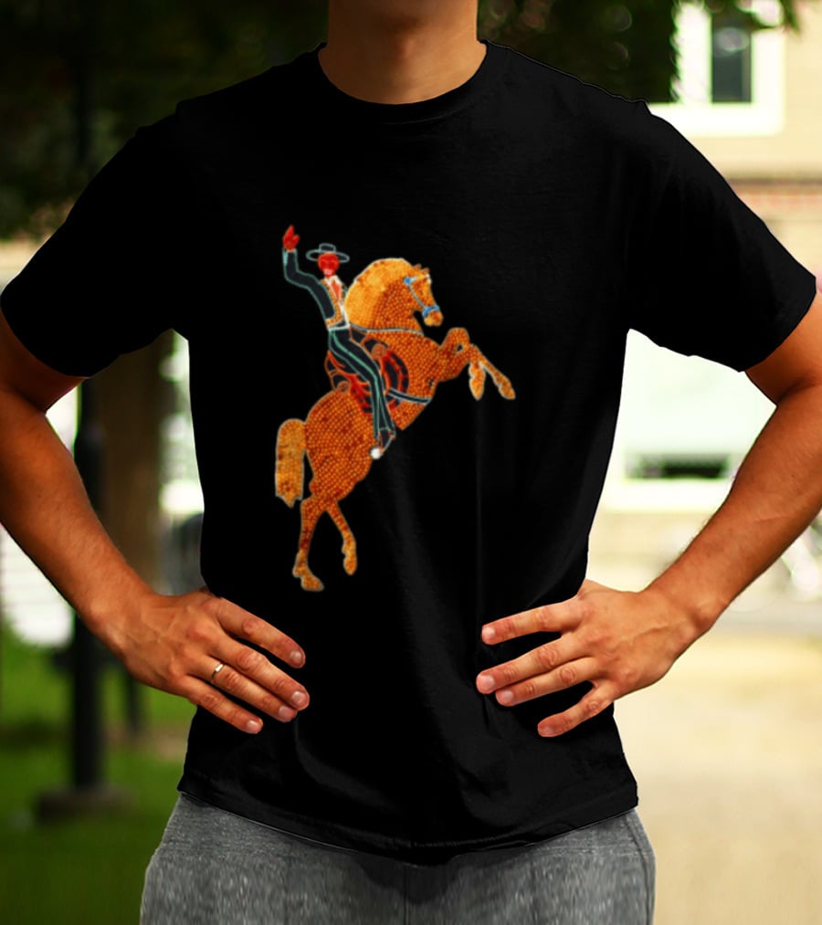Las Vegas Cowboy Neon Sign T-Shirt