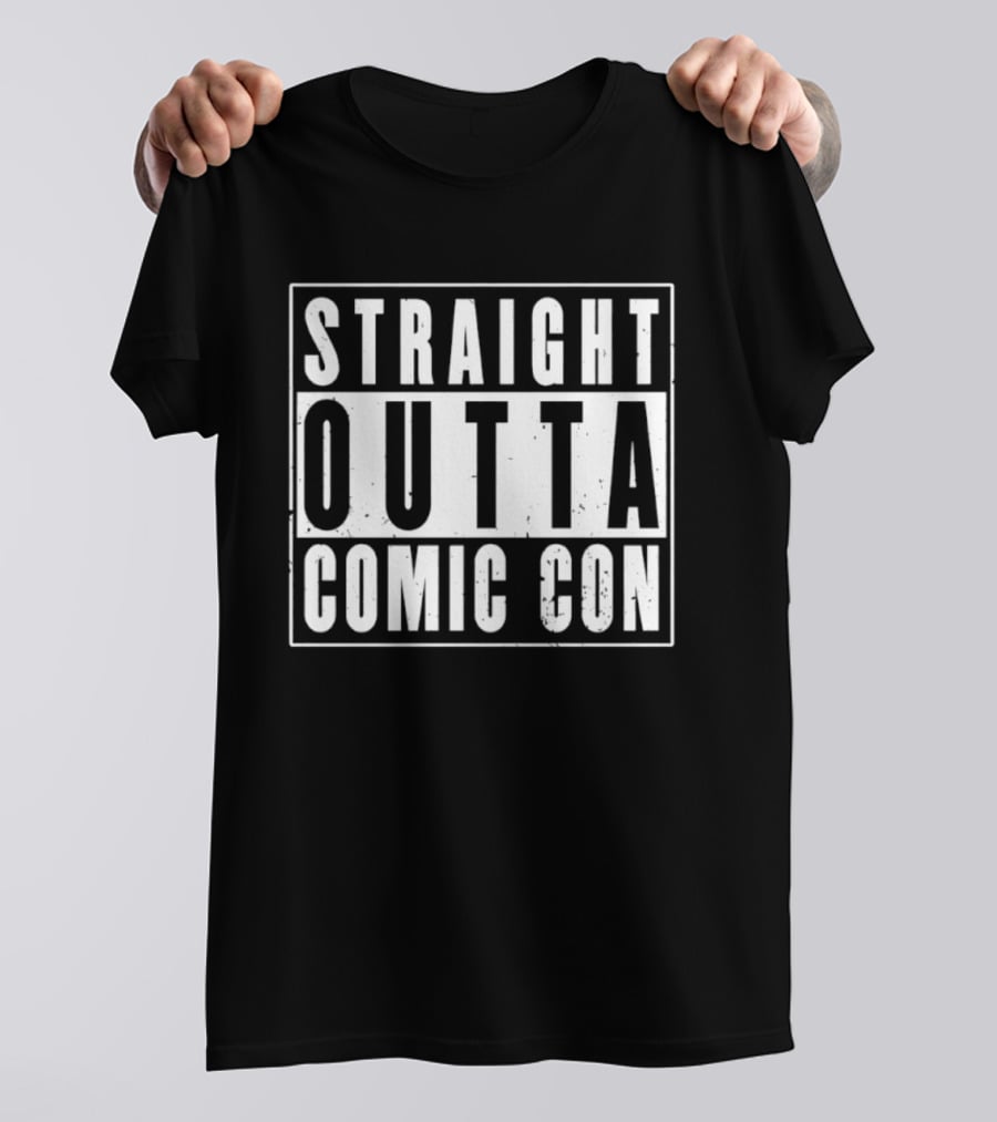 Straight Outta Comic Con Geek Culture Convention T-Shirt