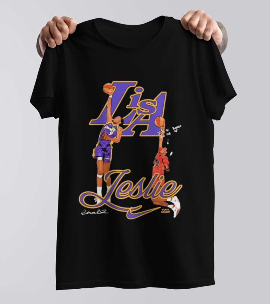 Lisa Leslie LA Sparks Monarchs Basketball Legends It's The Bangs For Me T-Shirt