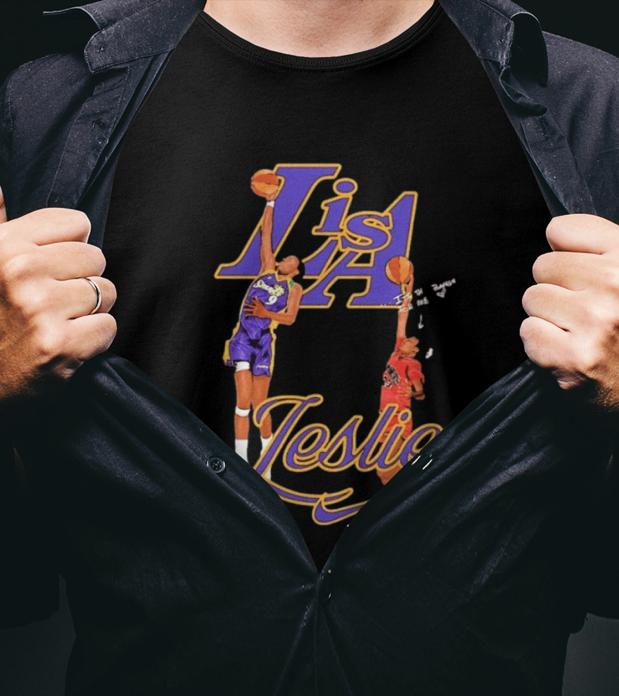 Lisa Leslie LA Sparks Monarchs Basketball Legends It's The Bangs For Me T-Shirt