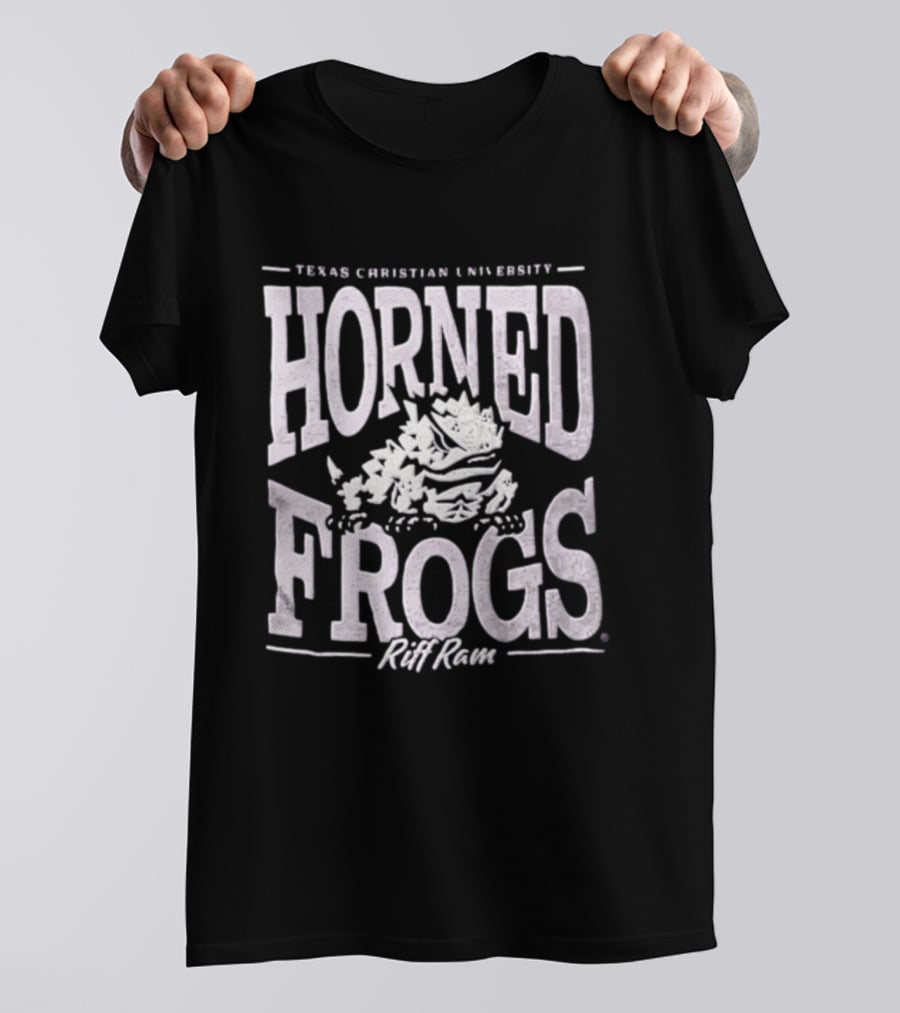 Texas Christian University Horned Frogs Riff Ram Spiky Horned Frog T-Shirt