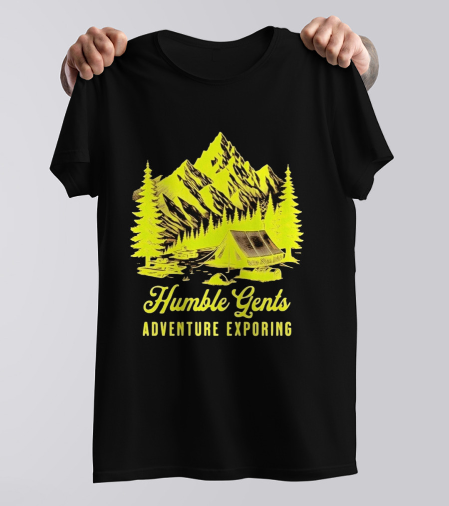 Humble Gents Adventure Exploring Mountain Camping T-Shirt