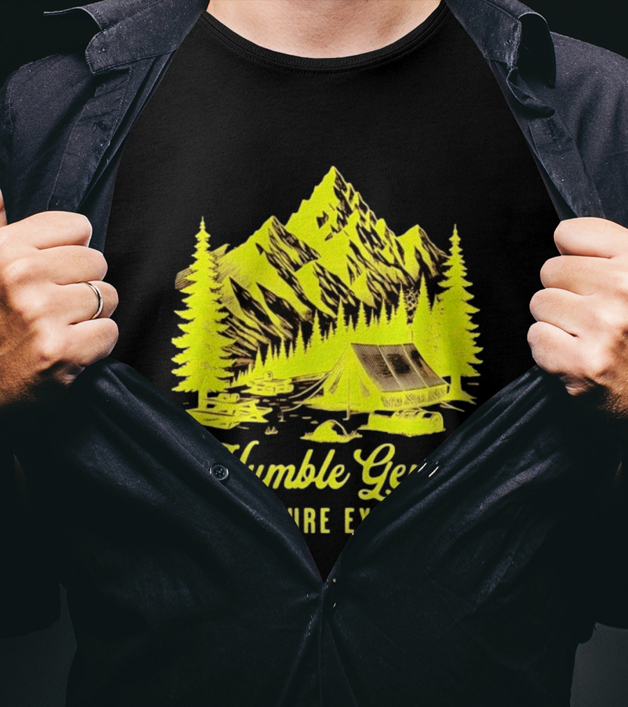 Humble Gents Adventure Exploring Mountain Camping T-Shirt