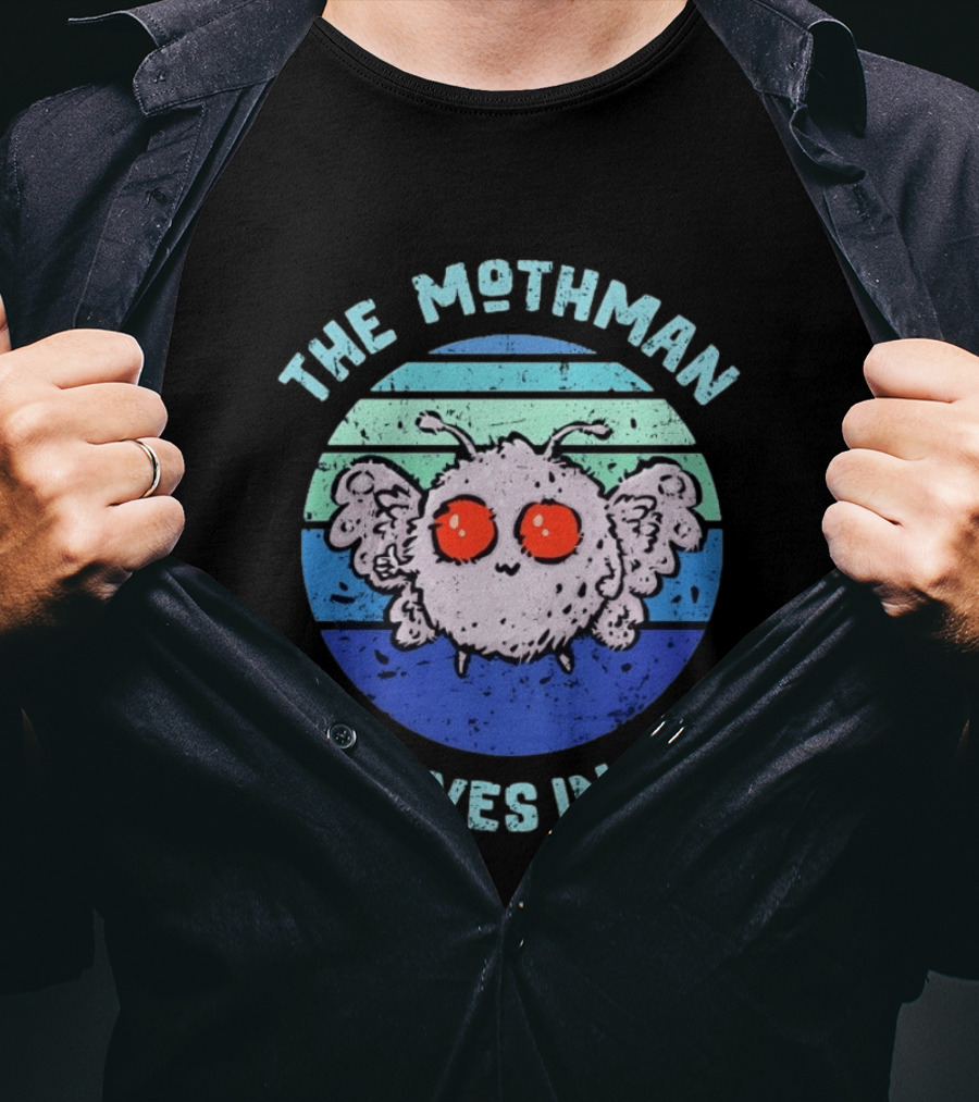The Mothman Believes In You Distressed T-Shirt