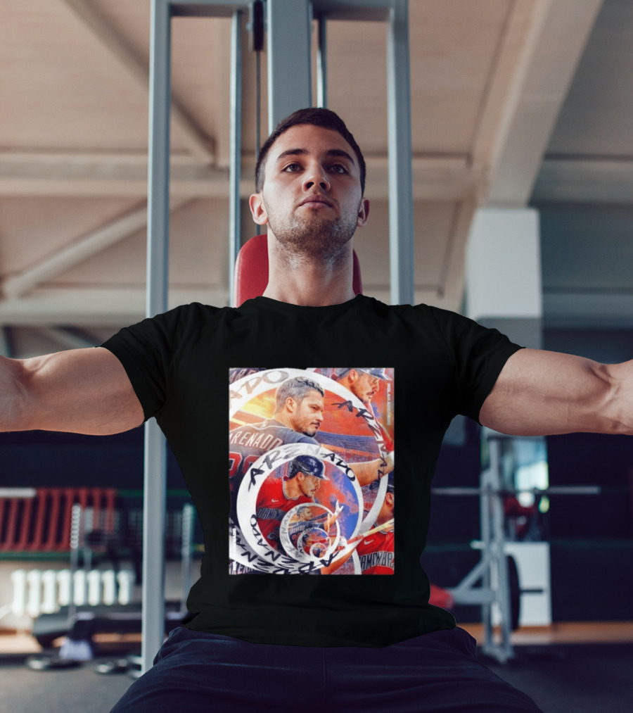 Nolan Arenado Arizona Diamondbacks Baseball Spiral Collage T-Shirt