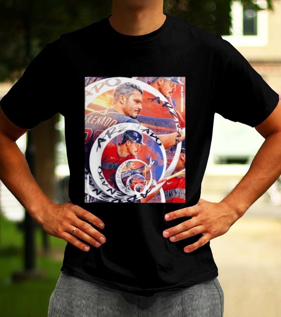 Nolan Arenado Arizona Diamondbacks Baseball Spiral Collage T-Shirt