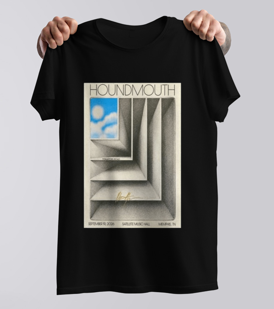 Houndmouth September 19 2026 Satellite Music Hall Memphis TN Tour T-Shirt