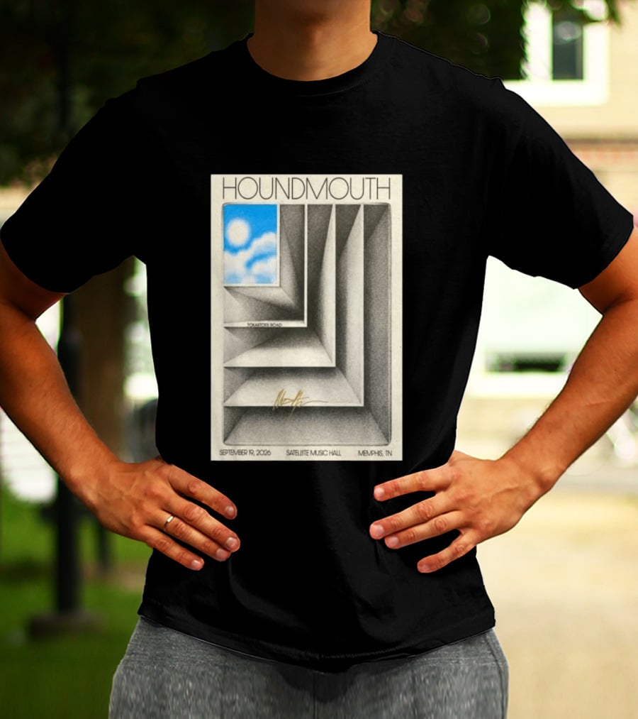 Houndmouth September 19 2026 Satellite Music Hall Memphis TN Tour T-Shirt