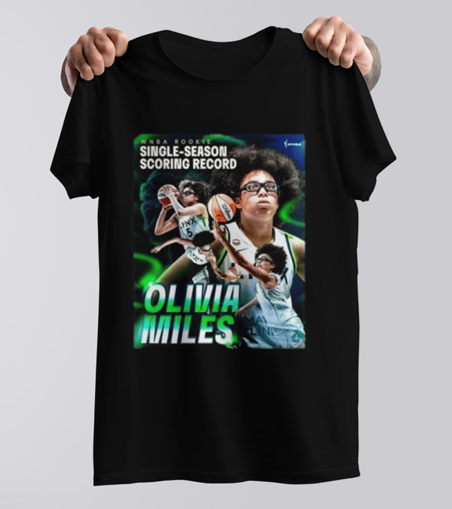 WNBA Rookie Single Season Scoring Record Olivia Miles T-Shirt
