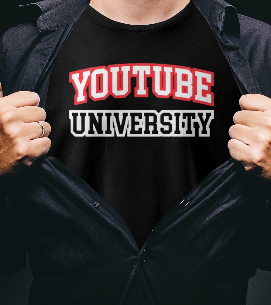 YouTube University Content Creator Learning Experience T-Shirt